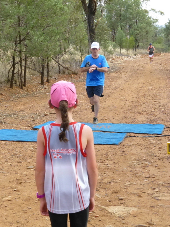 Come on Dad, you can finish it off