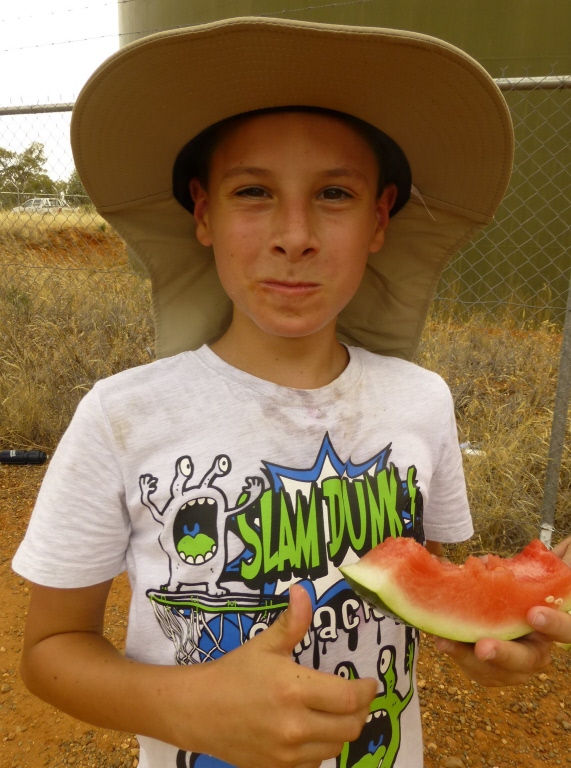 I'd give the watermelon two thumbs up - but I'm not letting go for anyone!!